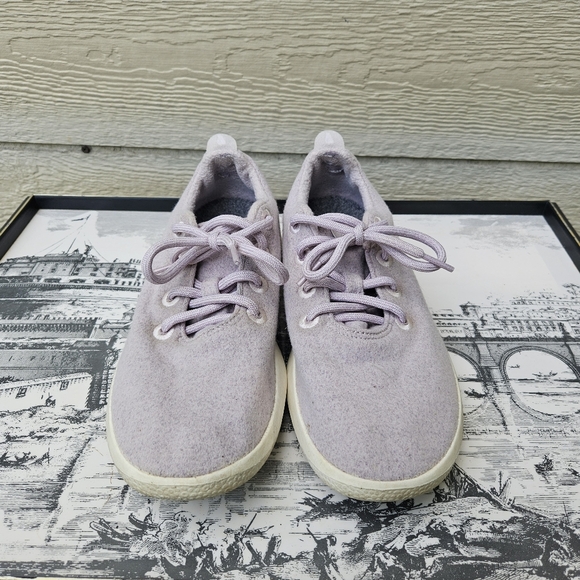 allbirds light purple Wool Runners white midsole size 9 - Picture 2 of 8
